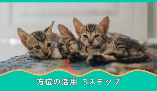 方位の活用 3ステップ